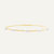 Pulsera Bangle dots cinco biseles 14K